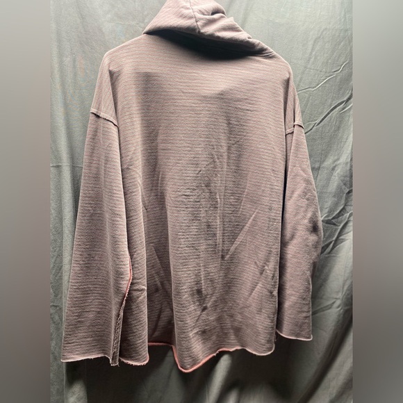 Mododoc Oversized Mauve Cowl Neck Sweatshirt M $105 retail - Picture 4 of 4